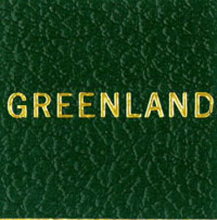Scott Specialty Series Green Binder Label: Greenland