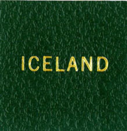 Scott Specialty Series Green Binder Label: Iceland