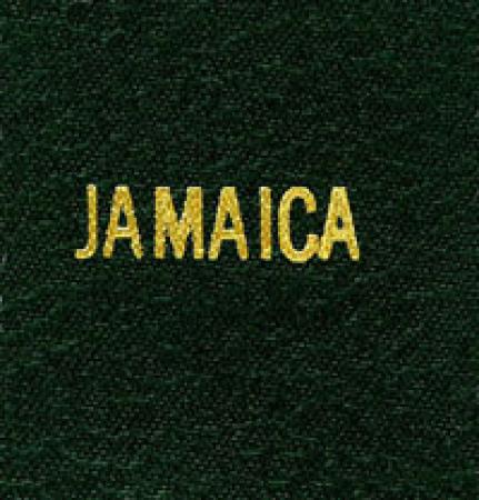 Scott Specialty Series Green Binder Label: Jamaica