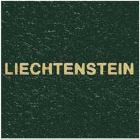 Scott Specialty Series Green Binder Label: Liechtenstein