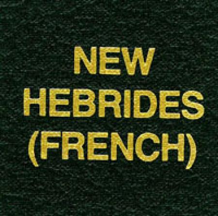 Scott Specialty Series Green Binder Label: New Hebrides (Frn)