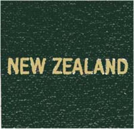 Scott Specialty Series Green Binder Label: New Zealand