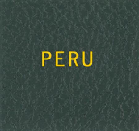 Scott Specialty Series Green Binder Label: Peru