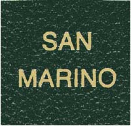 Scott Specialty Series Green Binder Label: San Marino