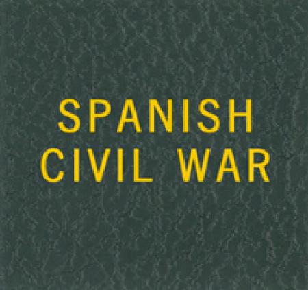 Scott Specialty Series Green Binder Label: Spanish Civil War