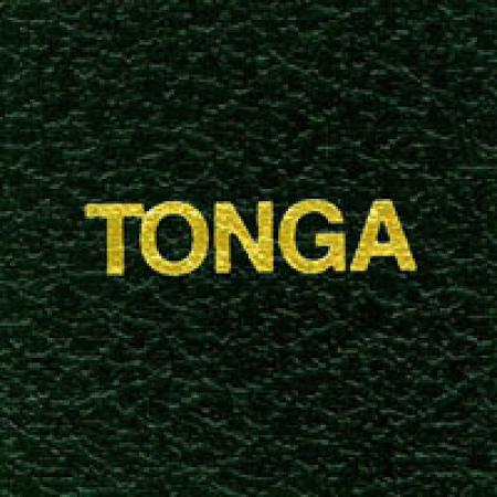 Scott Specialty Series Green Binder Label: Tonga