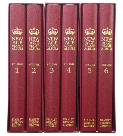 Stanley Gibbons Great Britain New Age Stamp Album Set 1952-1962
