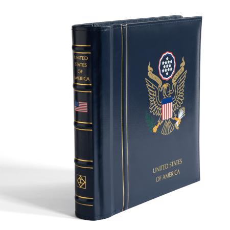 Lighthouse Classic Turn-bar Perfect Binder and Slipcase -- Blue -- USA