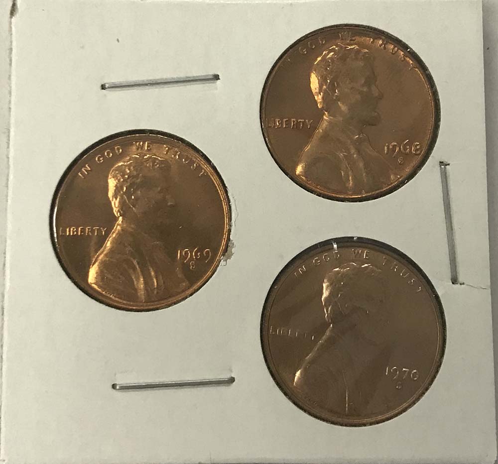 Twenty Five 25 3 hole 2X2 Cardboard/Mylar Coin Holders Flips for Cent or Dime 