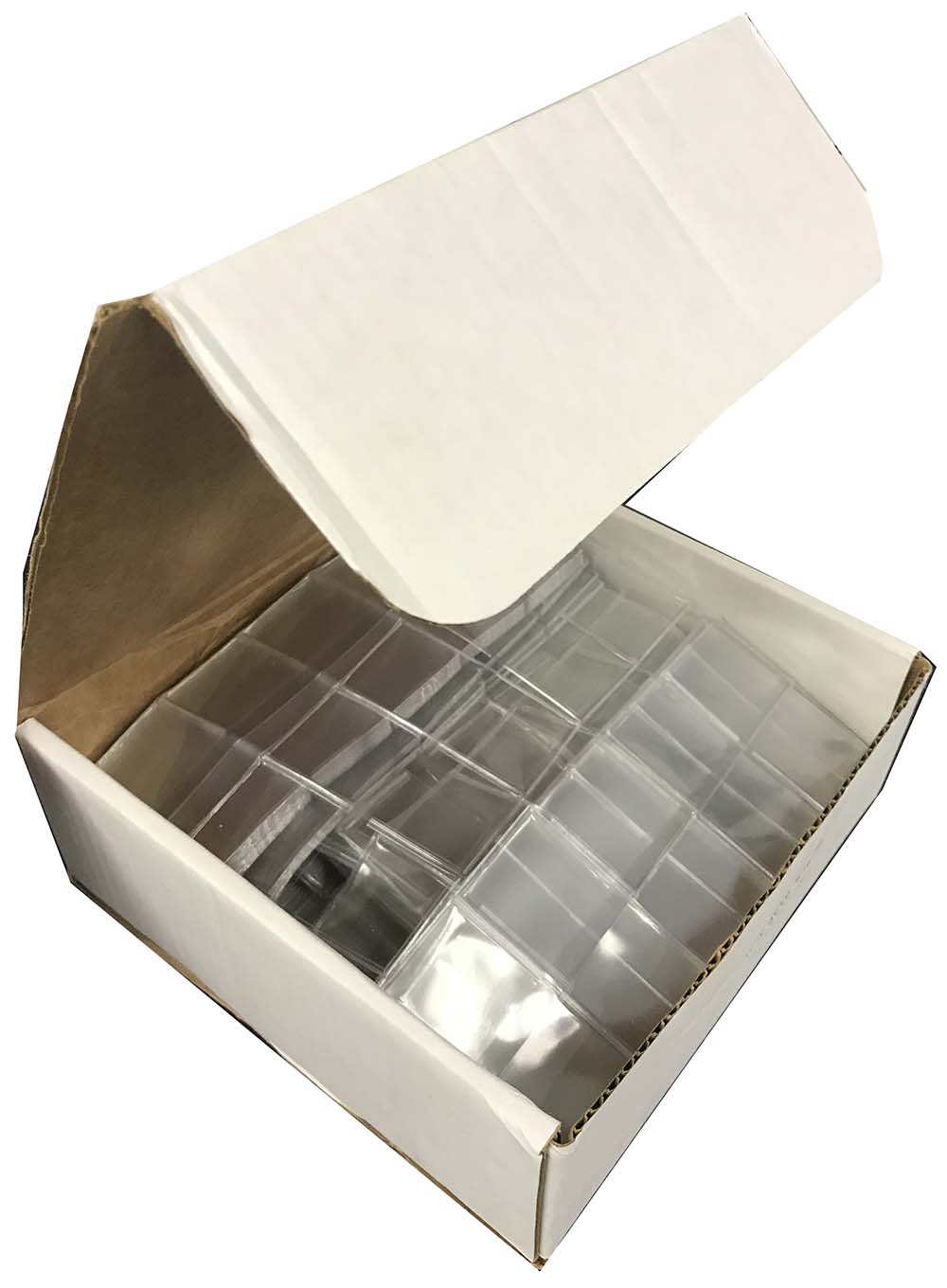 Frame A Coin 1.5x1.5 Vinyl Flips – 100 Pack With Cardboard Inserts (Made In USA)
