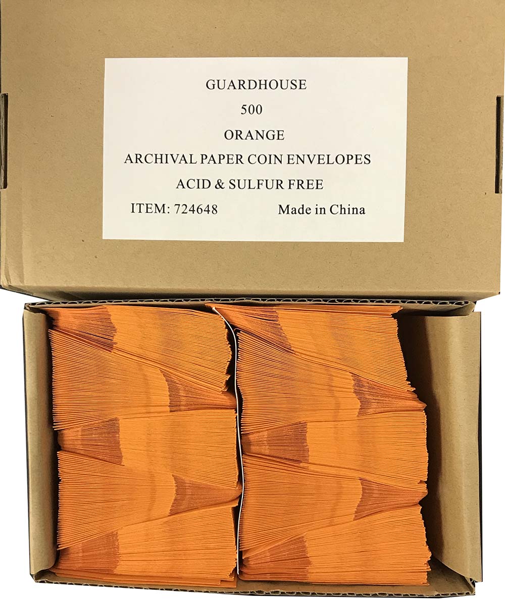Guardhouse 2 x 2 Paper Coin Envelopes Pack of 500 (Kraft)