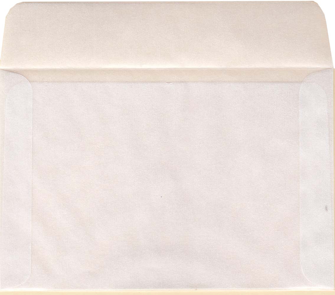 #7 Glassine Envelope, (4-1/8 x 6-1/4) Pack of 100