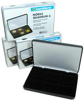 thumbnail image 2 of Lighthouse Leatherette Presidio Coin Storage Box – Holds 100 Quadrum / 2x2 Flips (Model 340969) 2 of 6