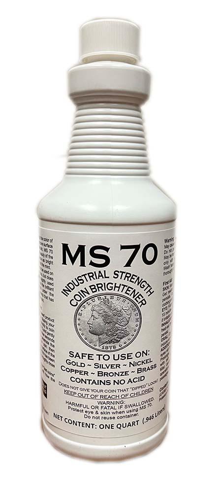  MS-70 8 oz. Coin Cleaner (Qty = 1 Bottle) : Health & Household