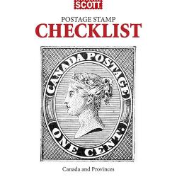 Scott Postage Stamp Checklist: Canada and Provinces