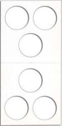 HECO Mylar Cardboard Flips - 2x2 - 3-Hole