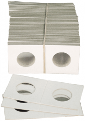 Cardboard Flips - 1.5x1.5 - Cent/Dime Size - 100 Flips