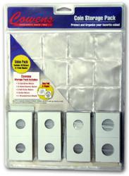 Cowens Coin Storage Pack (4 20-Pocket Pages & 50 2x2 Mounts)