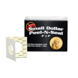BCW Peel-N-Seal Self Adhesive Flips -- Small Dollar -- Pack of 100