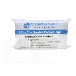 Guardhouse Shield 2.5x2.5 Polypropylene Flips -- Pack of 50