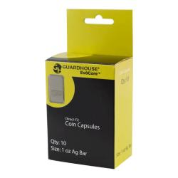 Guardhouse Capsules - Direct Fit -  29.3 mm x 50.3 mm (Silver Bar) -- Pack of 10
