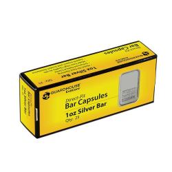Guardhouse Capsules - Direct Fit -  29.3 mm x 50.3 mm (Silver Bar) -- Bulk Box of 25