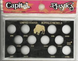 Capital Holder - Buffalo Nickels 1934-1938D (Meteor)