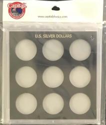 Capital Holder - U.S. Silver Dollars (Galaxy, 9 Holes, No Dates)