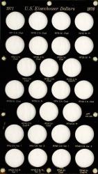 Capital Holder - Eisenhower Dollars 1971-1976S