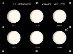Capital Holder - Eisenhower Dollars 1977-1978S