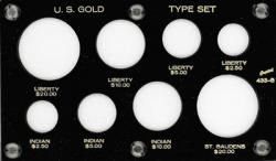 Capital Holder - Gold Type Set (8 Slots)