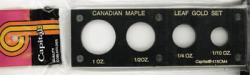 Capital Holder - Canada Maple Leaf Gold (1, 1/2, 1/4, 1/10)
