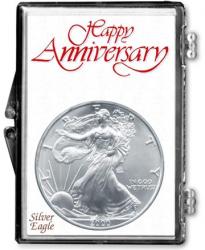 Edgar Marcus Snaplock Holder -- Anniversary -- Silver Eagle