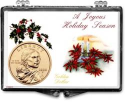 Edgar Marcus Snaplock Holder -- Christmas -- Candles -- Golden Dollar