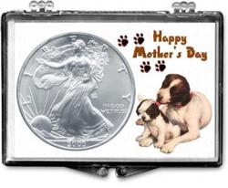 Edgar Marcus Snaplock Holder -- Mothers Day -- Dogs -- Silver Eagle