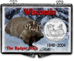 Edgar Marcus Snaplock Holder -- Wisconsin -- The Badger State