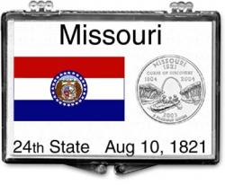 Edgar Marcus Snaplock Holder -- Missouri State Flag