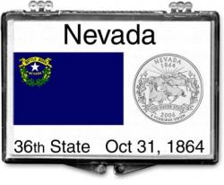 Edgar Marcus Snaplock Holder -- Nevada State Flag