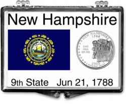 Edgar Marcus Snaplock Holder -- New Hampshire State Flag