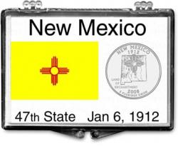 Edgar Marcus Snaplock Holder -- New Mexico State Flag