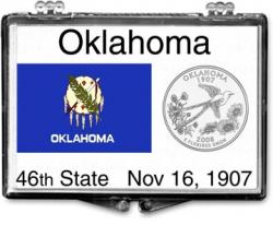 Edgar Marcus Snaplock Holder -- Oklahoma State Flag