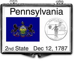 Edgar Marcus Snaplock Holder -- Pennsylvania State Flag
