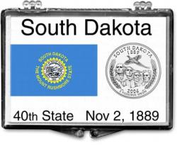 Edgar Marcus Snaplock Holder -- South Dakota State Flag