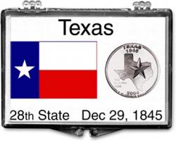 Edgar Marcus Snaplock Holder -- Texas State Flag