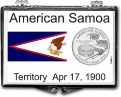 Edgar Marcus Snaplock Holder -- American Samoa Flag
