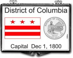 Edgar Marcus Snaplock Holder -- District of Columbia Flag