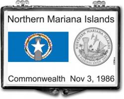 Edgar Marcus Snaplock Holder -- Northern Mariana Islands Flag