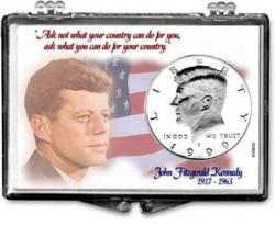 Edgar Marcus Snaplock Holder -- John F. Kennedy -- Flag