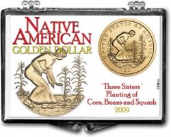 Edgar Marcus Snaplock Holder -- 2009 Native American Golden Dollar