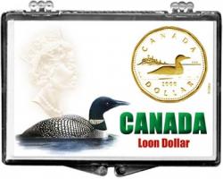 Edgar Marcus Snaplock Holder -- Canadian Loon Dollar